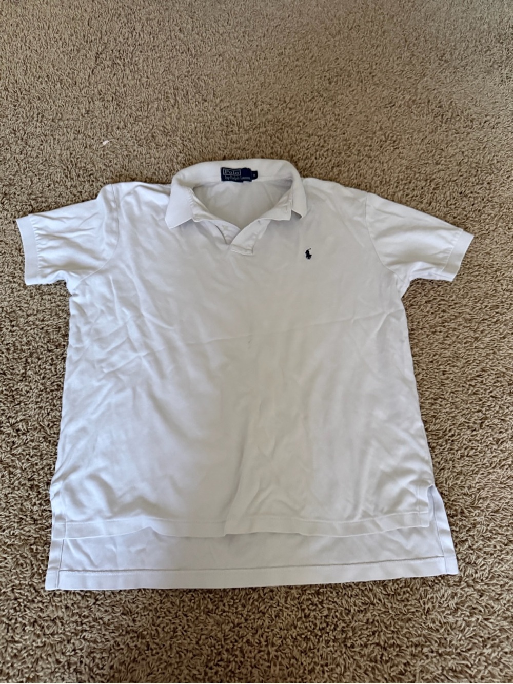 men’s white ralph lauren polo
